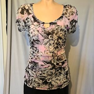I.N.C. Floral Print Women's Top, sz M